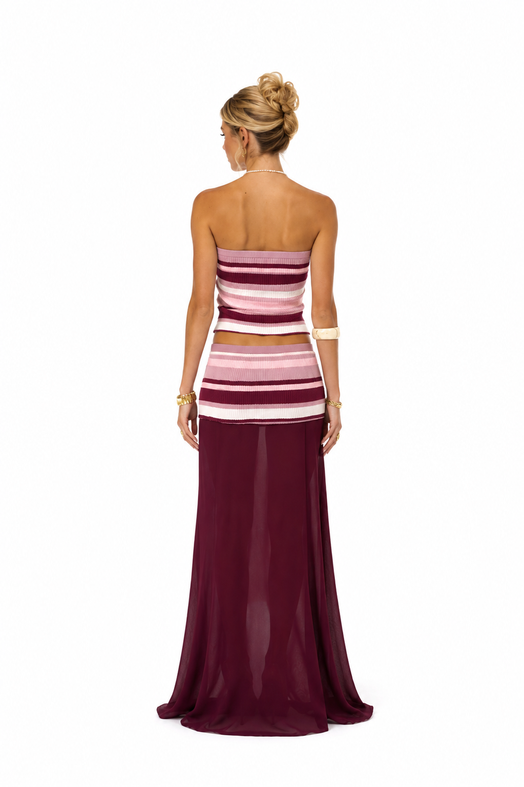 Sardina Rose Skirt & Top Rose