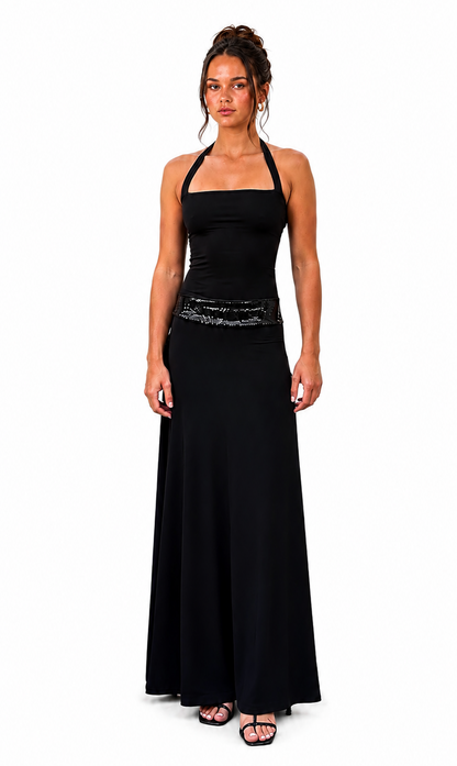 Toscana Maxi Dress Noir Black