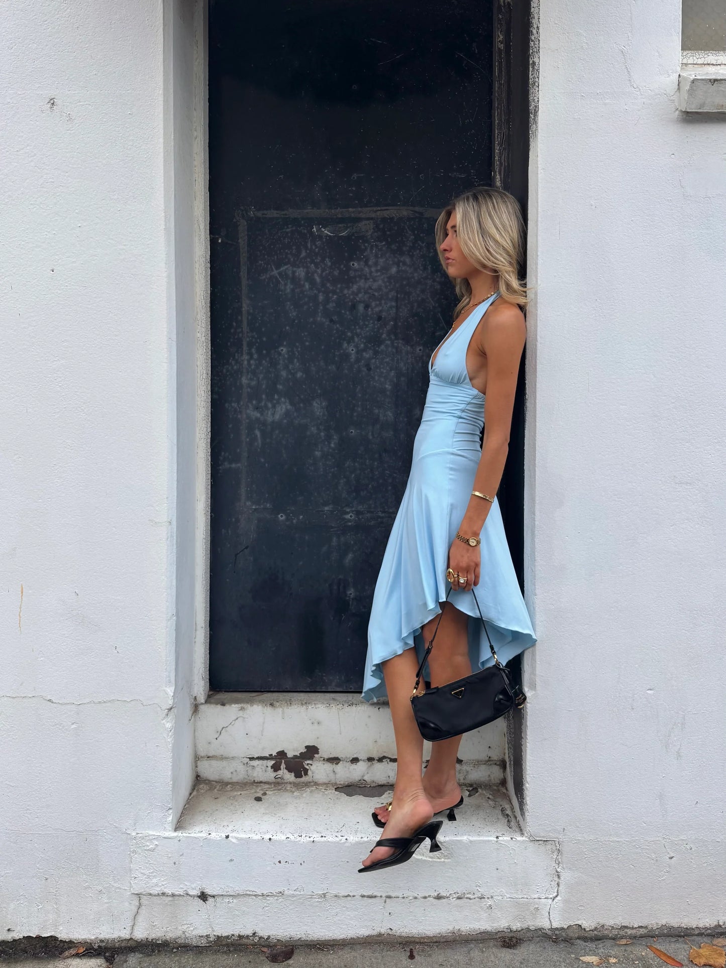 Anthena Dress Blue