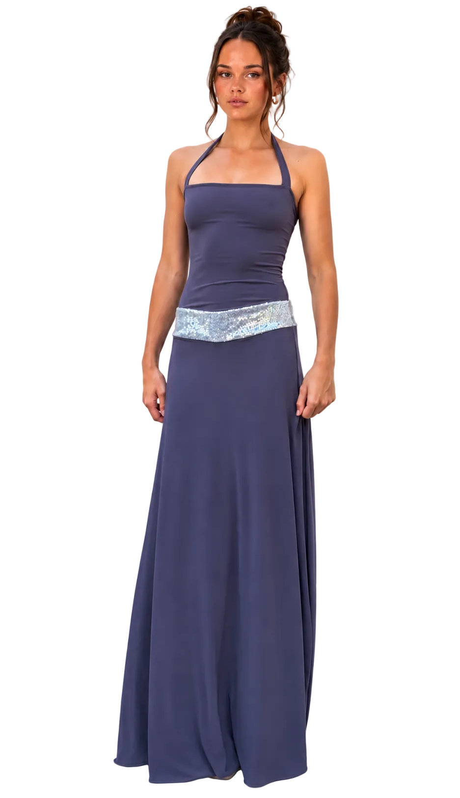 Toscana maxi dress Charcoal