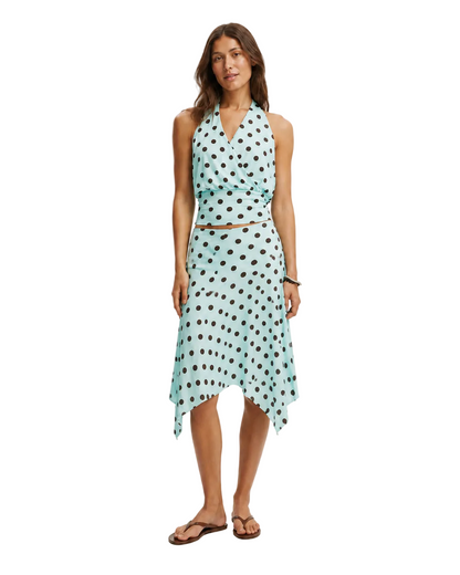 Sandy Set Aqua with brown spots