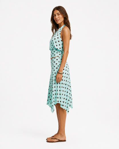 Sandy Set Aqua with brown spots