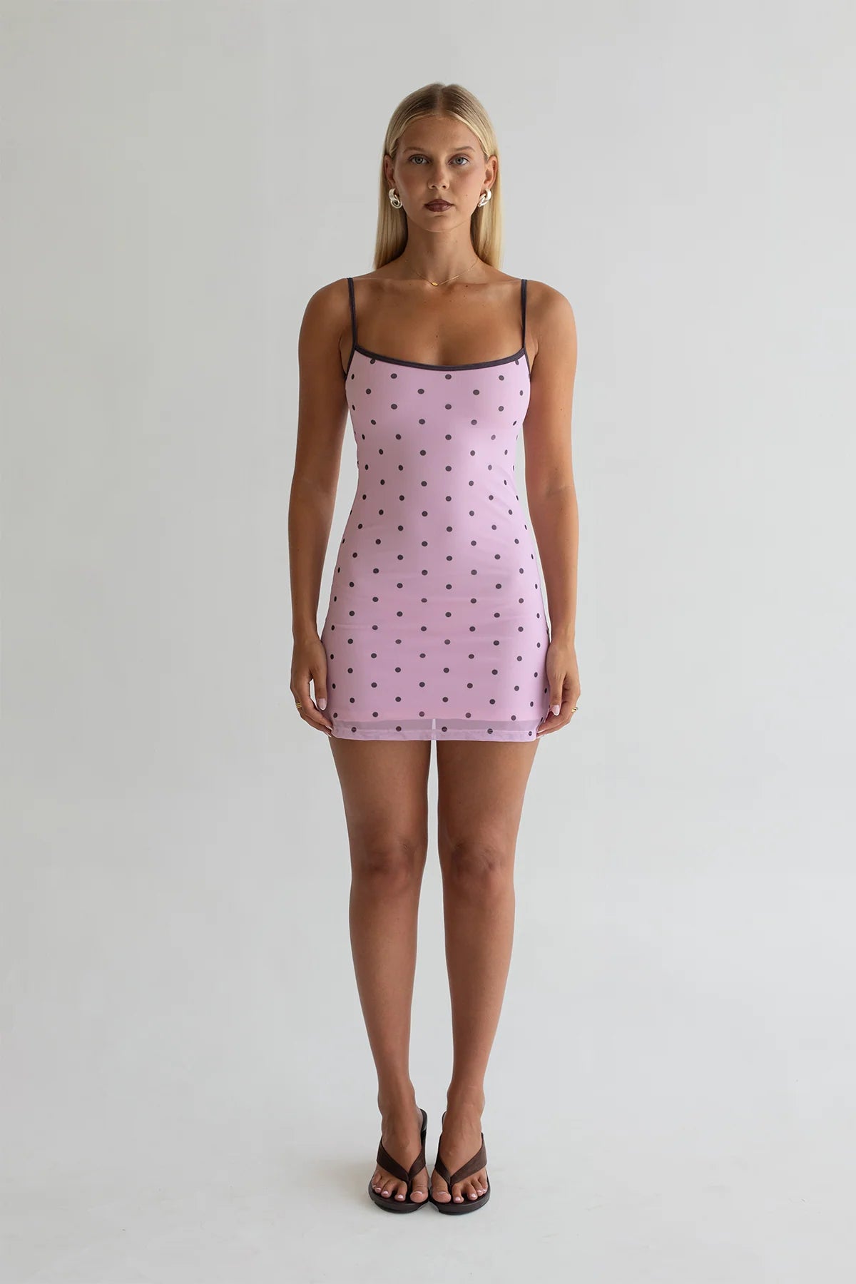 Char Mini Pink Polka