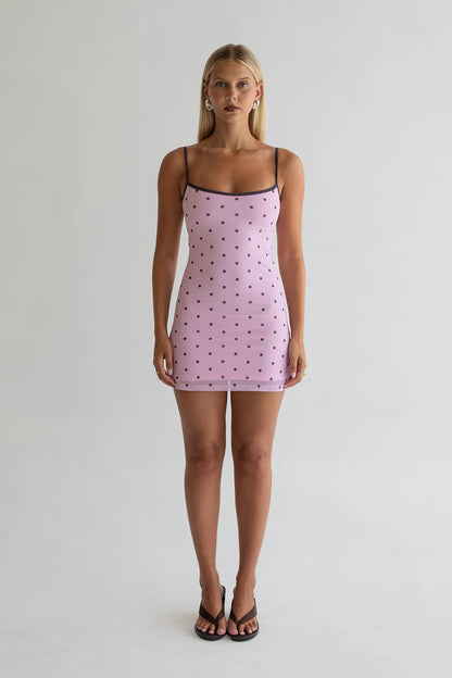 Char Mini Pink Polka