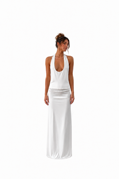 Serena Dress White