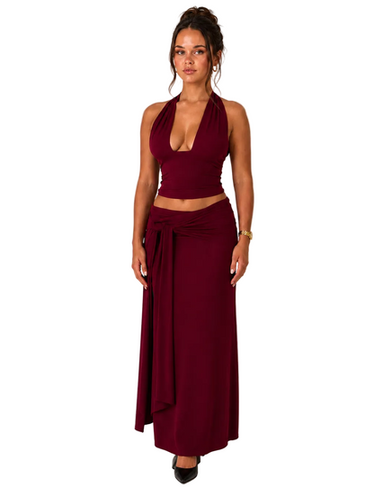 Sofia Set Burgundy
