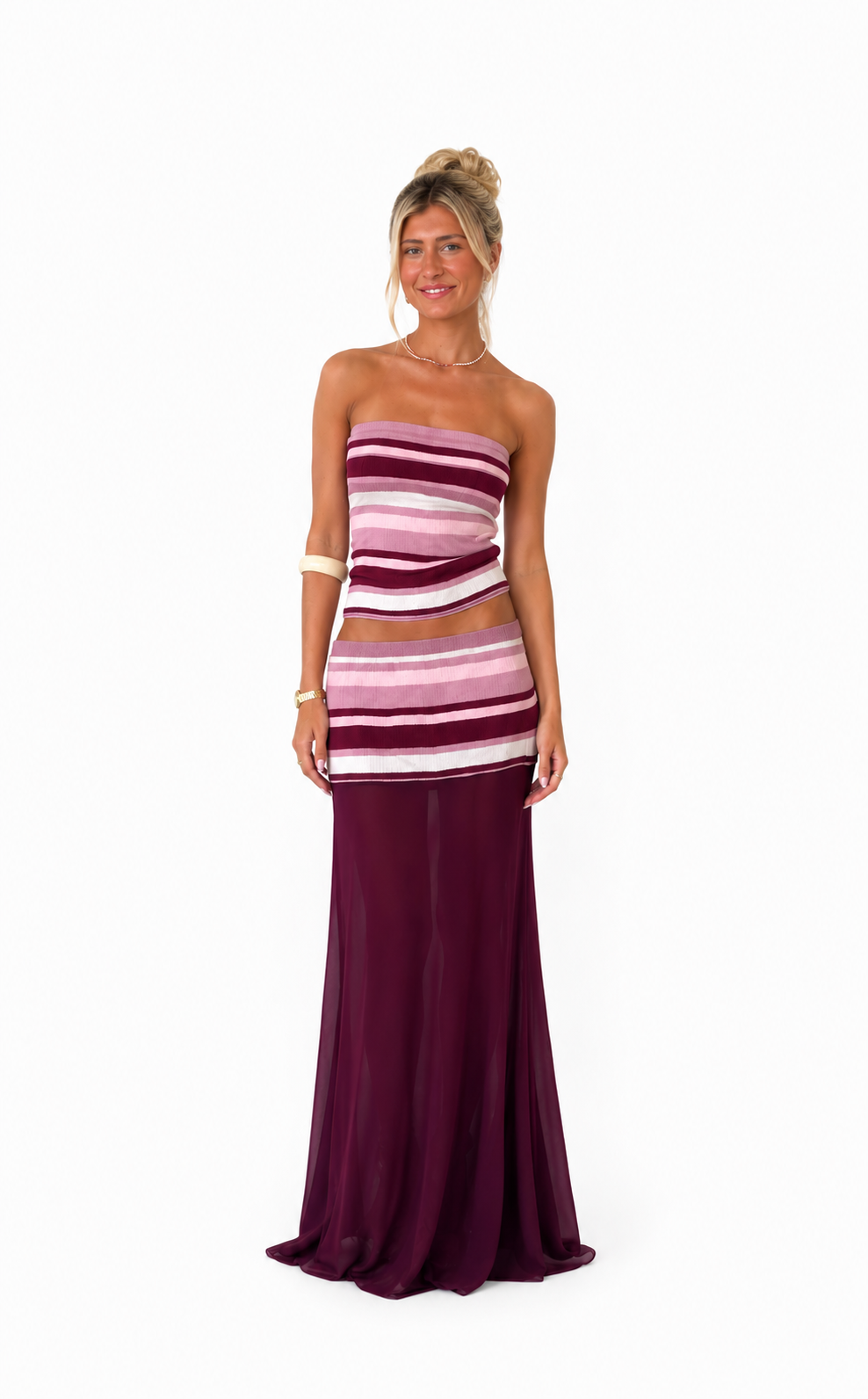 Sardina Rose Skirt & Top Rose