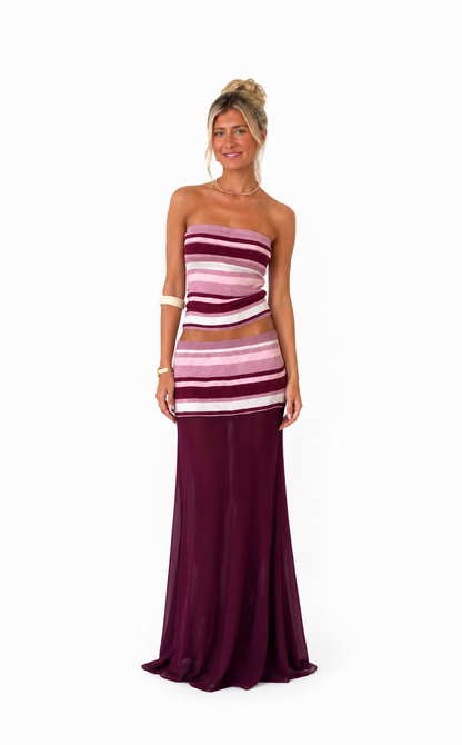 Sardina Rose Skirt & Top Rose