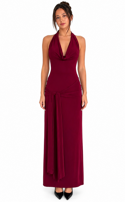 Nadia Maxi Burgundy