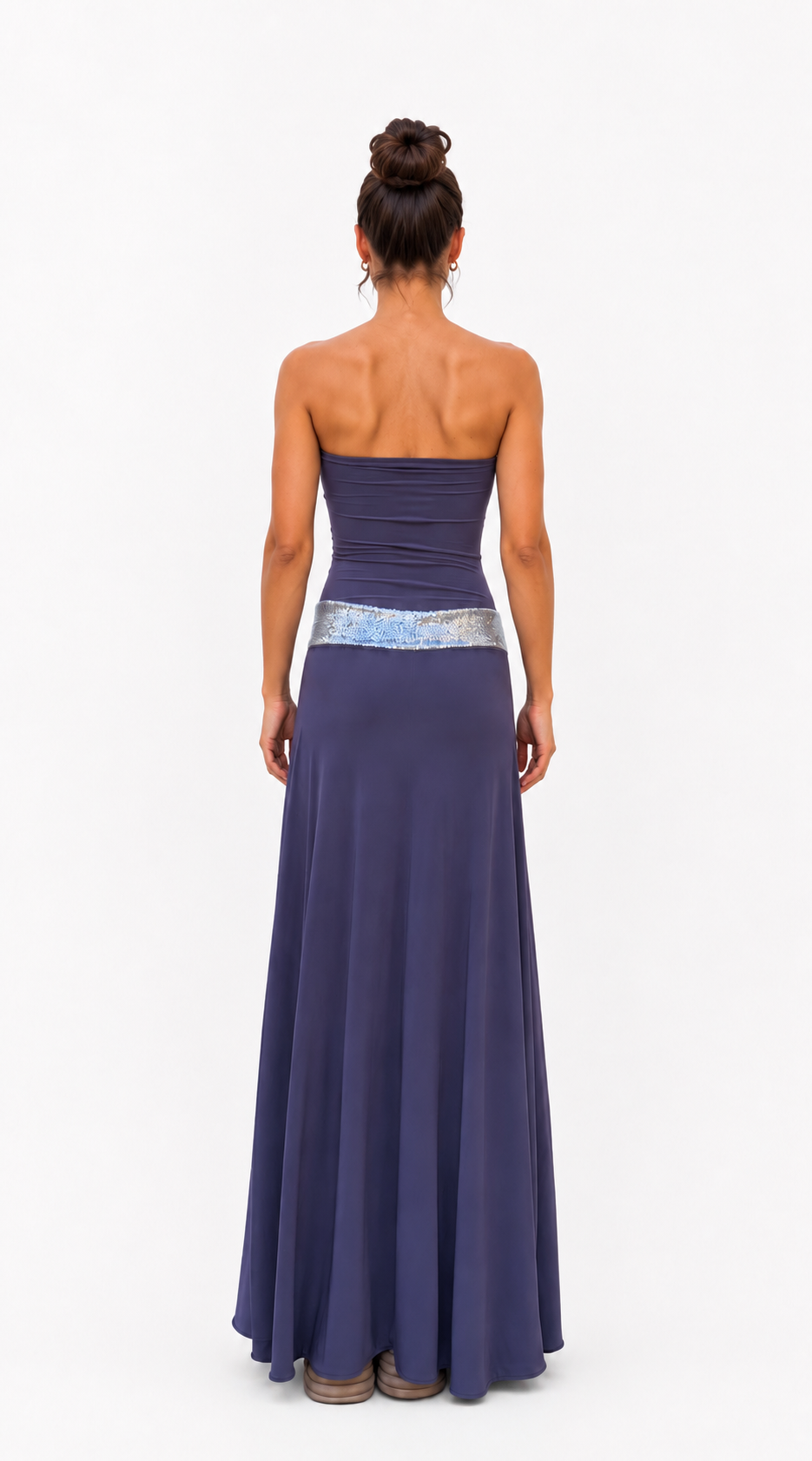 Toscana maxi dress Charcoal