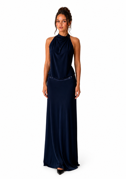 Kassandra maxi dress Midnight navy