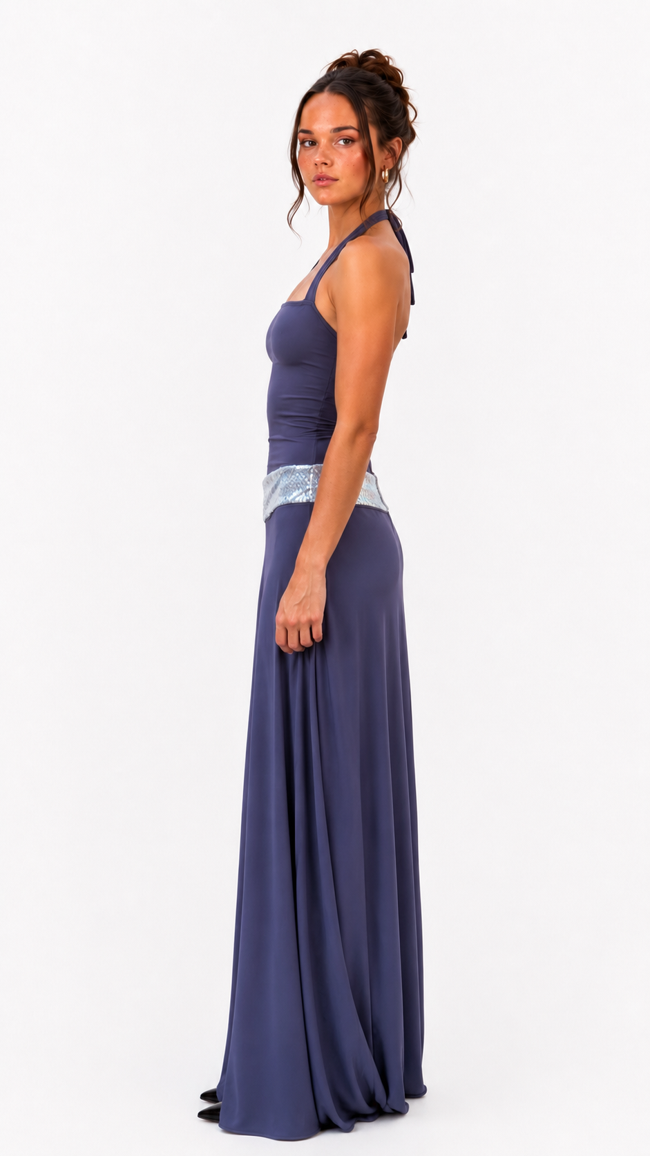Toscana maxi dress Charcoal