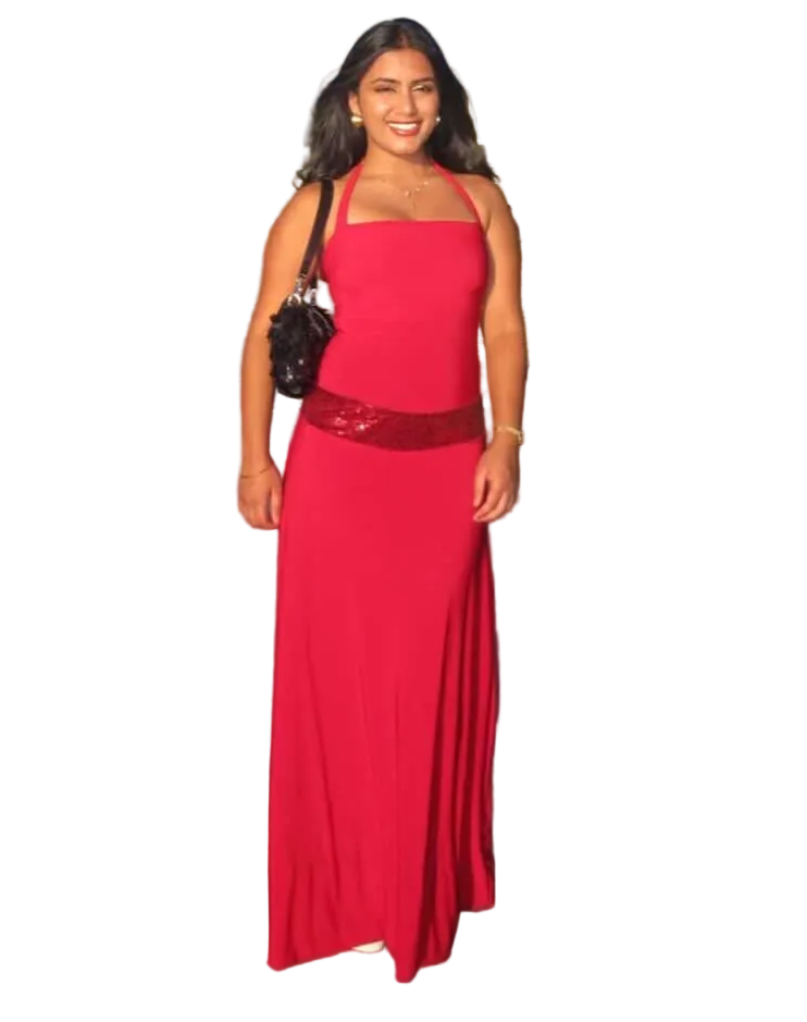 Toscana maxi dress Crimson kiss Deep Red
