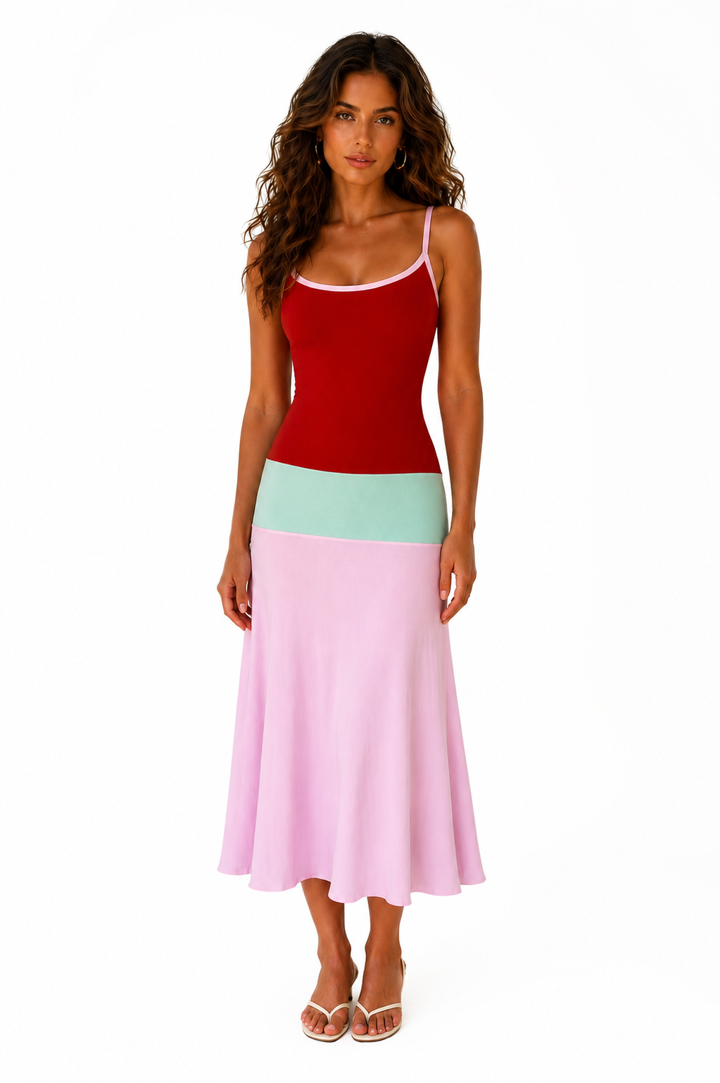 Lucy Midi Dress Sorbet