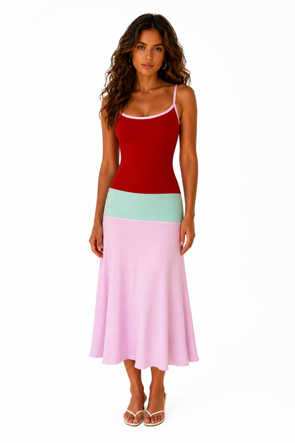 Lucy Midi Dress Sorbet