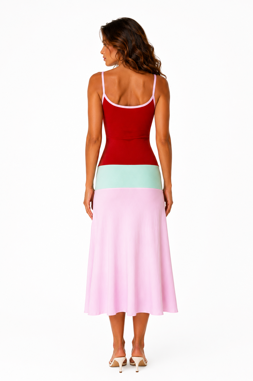 Lucy Midi Dress Sorbet