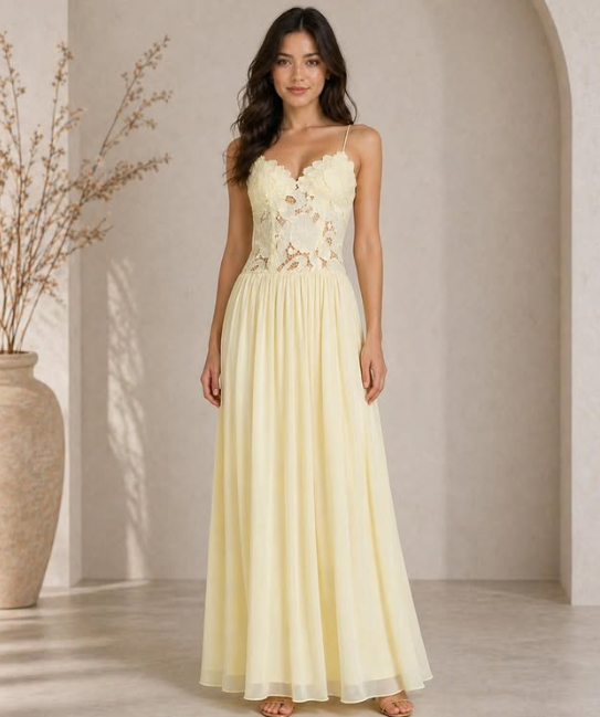 Stephanie Maxi Yellow