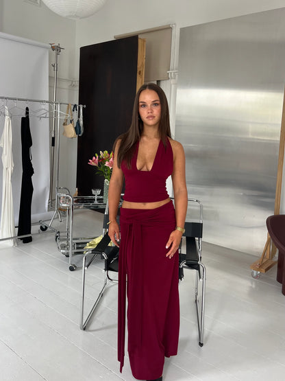 Sofia Set Burgundy