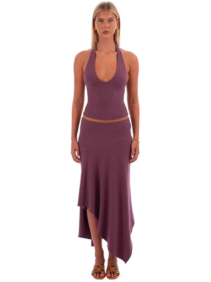 Yasmin Set Plum
