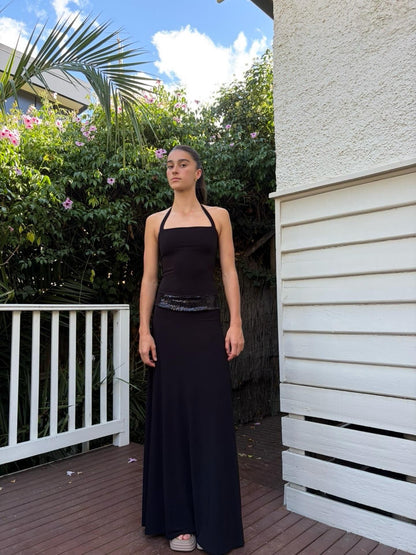 Toscana Maxi Dress Noir Black
